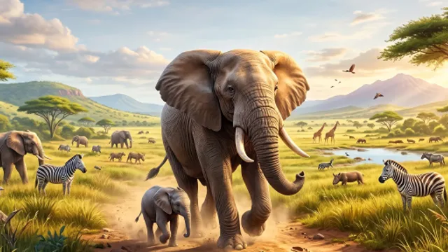 Zoo Elephant Simulator City Attack